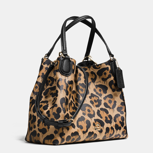 Coach Outlet Edie Shoulder Bag 28 In Wild Beast Print Leather